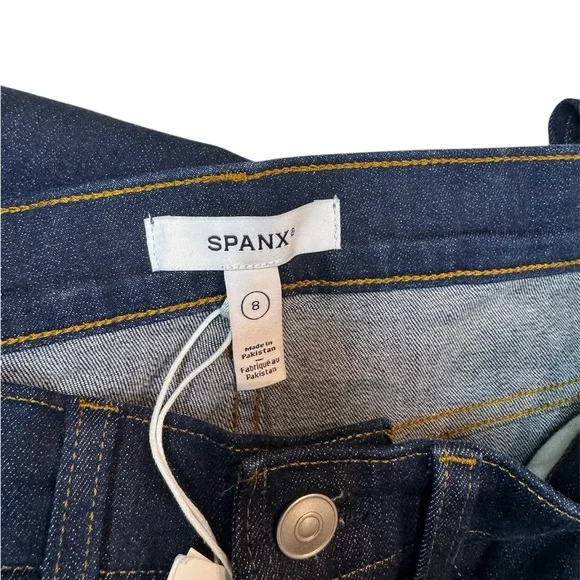 NWT SPANXsculpt Lycra Ankle Slim Jeans in Hayward Wash Size 8
